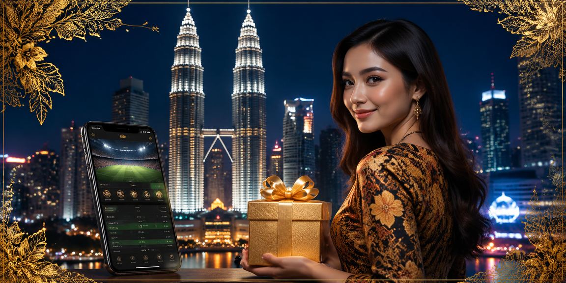 Suasana pertaruhan sukan di Kuala Lumpur dengan elemen batik Malaysia untuk pemain baru