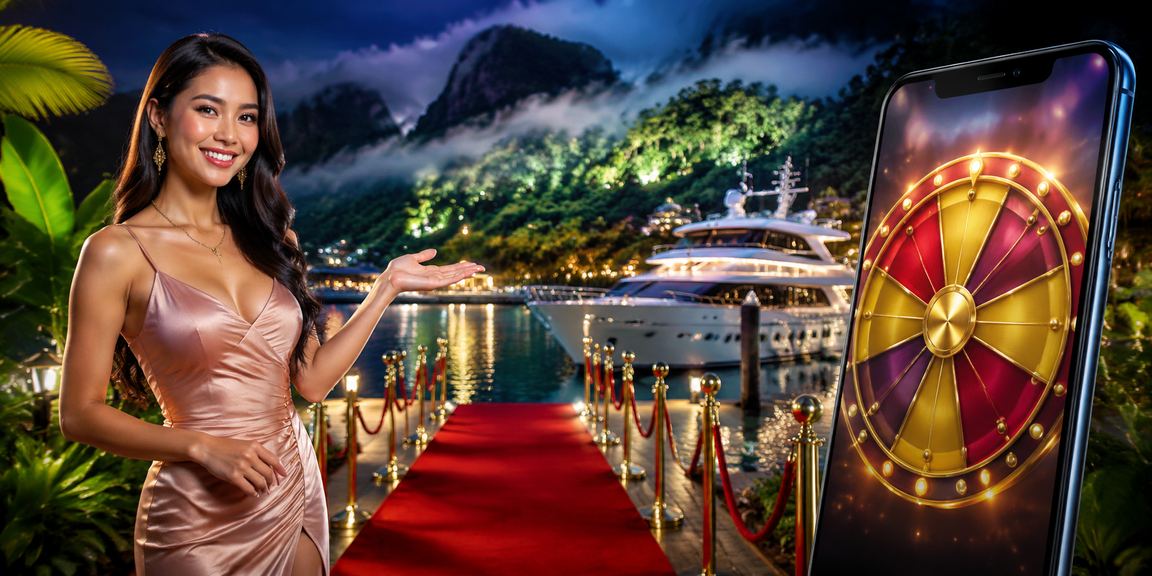 Permainan roulette kasino berlatarbelakang Langkawi untuk pemain slot 43800